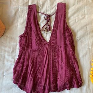 Adorable Flowy Free People Top